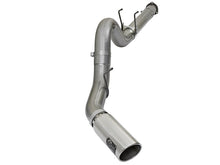 Load image into Gallery viewer, aFe LARGE BORE HD 5in 409-SS DPF-Back Exhaust w/Polished Tip 2017 Ford Diesel Trucks V8 6.7L (td) - 49-43090-P