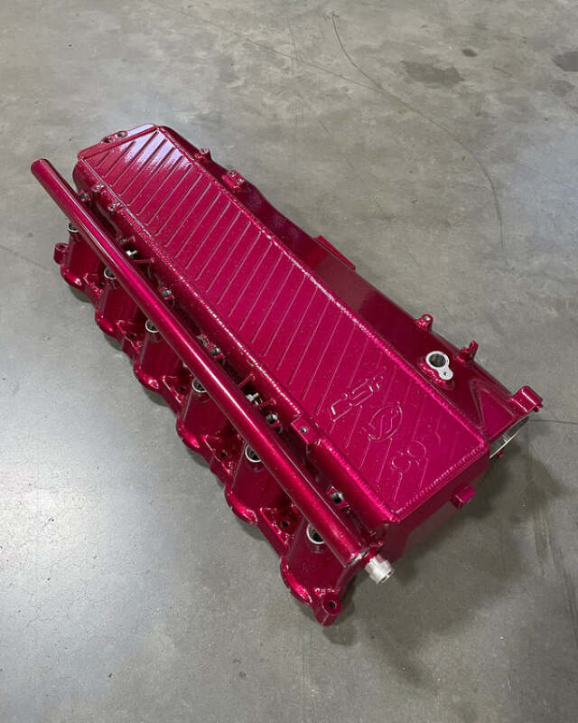 CSF BMW Gen 1 B58 Charge-Air-Cooler Manifold - Raspberry Sparkle - 8300RS
