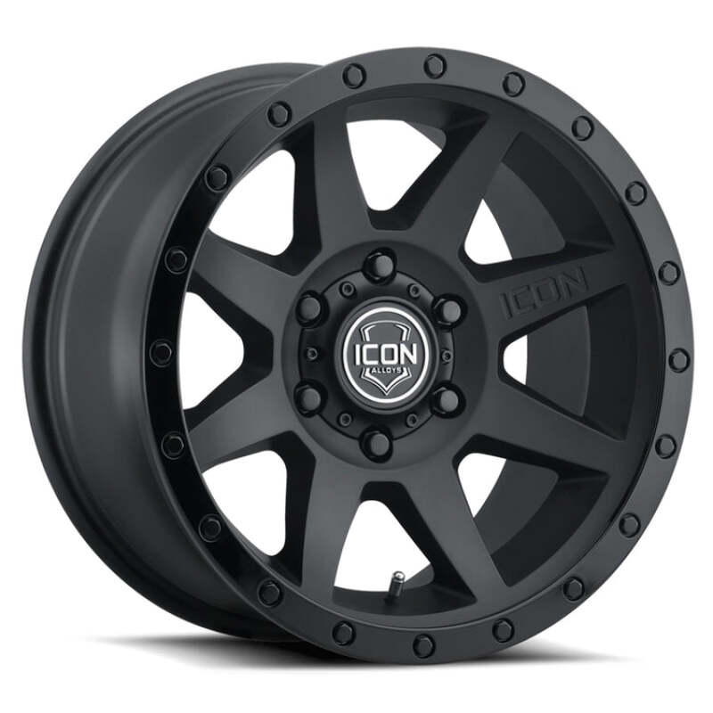 ICON Rebound 20x9 6x5.5 0mm Offset 5in BS 106.1mm Bore Double Black Wheel - 1820908350DB