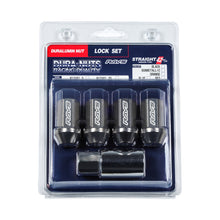 Load image into Gallery viewer, Rays Lugs Dura-Nut L42 Straight Type / 12x1.50 / 4 Piece - Black - WDURA42121504LPB