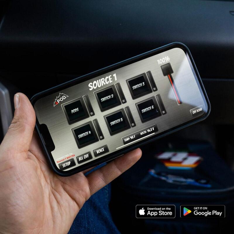 sPOD 03-06 Jeep Wrangler TJ/LJ SourceLT Wireless Switch Controller - 870125