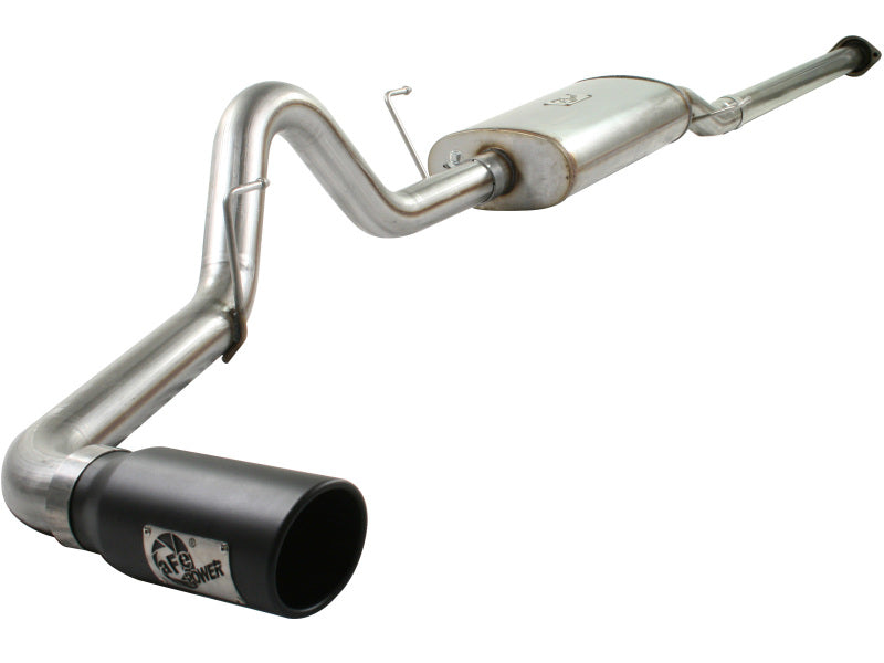 aFe MACHForce XP 3in 409SS Cat Back Exhaust w/ Black Tips for 09-10 Ford F-150 V8 4.6L/5.4L - 49-43015-B