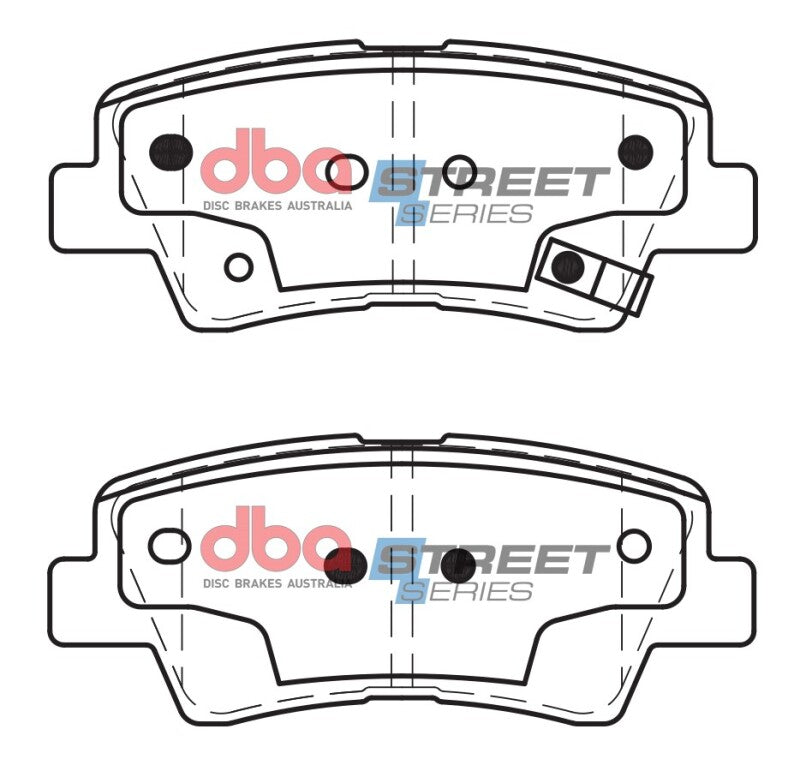 DBA 13-14 Chrysler 200 (340mm Front Rotor) Street Series Front Brake Pads - DB2088SS