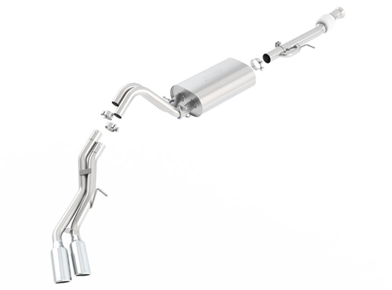 Borla 15-16 Cadillac Escalade ESV 6.2L Auto Trans Dual Round Rolled Truck Side Exit Catback Exhaust - 140560