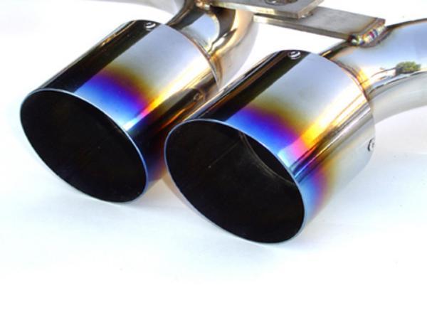 Invidia 03-04 Mini Cooper S 60mm (80mm tip) Titanium Tip Cat-back Exhaust *OVERSIZE SHIPPING* - HS03MCSGTT