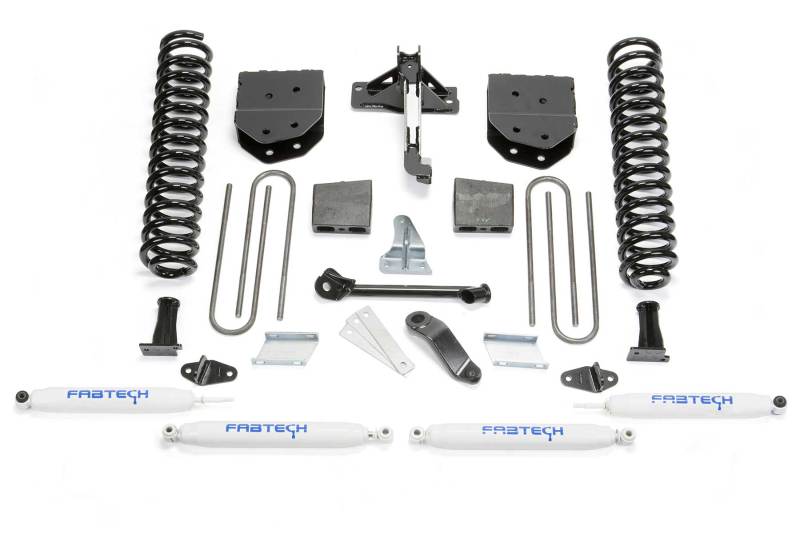 Fabtech 08-16 Ford F250/F350 4WD 4in Basic Sys w/Perf Shks - K2210