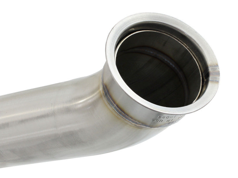 aFe MACHForce XP SS-304 Black Tip 2.5in Dia Axle Back Exhaust 12-15 BMW 335i (F30) 3.0L (t) - 49-36325-B