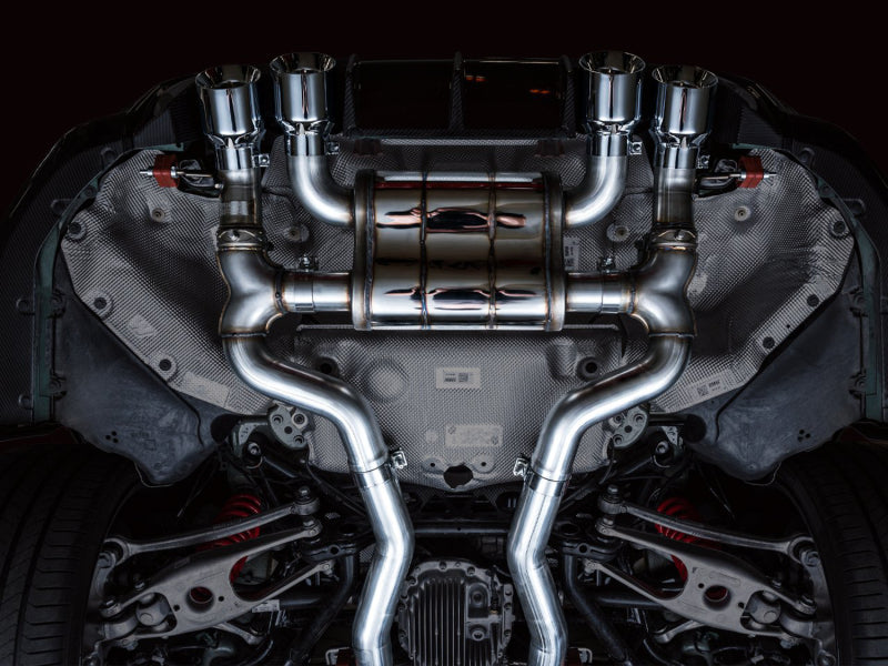 AWE Tuning SwitchPath Cat-Back Exhaust for BMW G8X M3/M4 - Chrome Silver Tips - 3025-43480