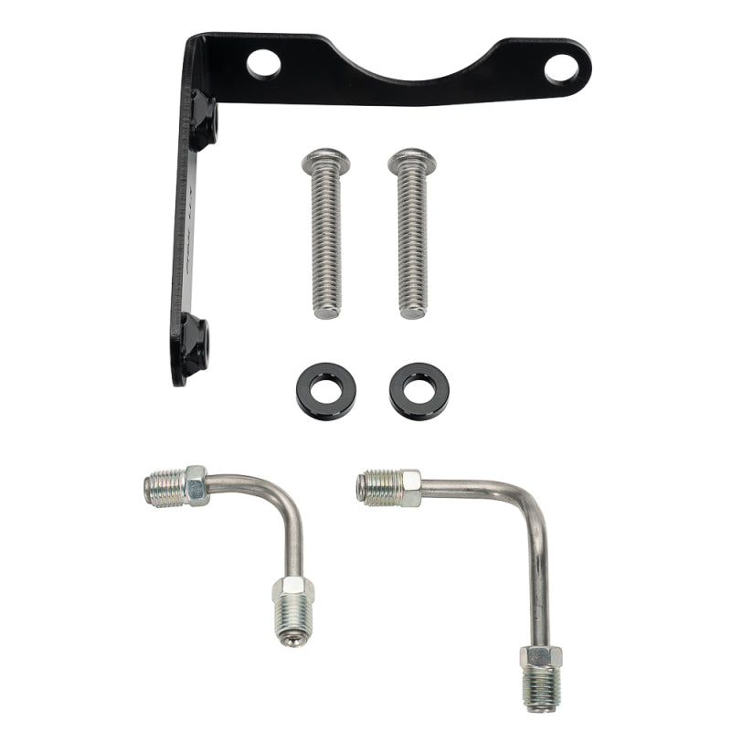 Wilwood kit bracket combo p-valve to tandem compact diecast M/C mopar R/H - 220-17801