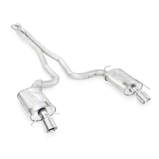 Stainless Works 2009-15 Cadillac CTS-V Wagon 3in Catback System X-Pipe Chambered Mufflers 4in Tips - CTSV9WGCBHDR