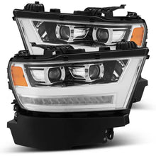 Load image into Gallery viewer, AlphaRex 19-20 Dodge Ram 1500 LUXX LED Proj Headlights Plank Chrome w/Activ Light/Seq Signal/DRL - 880544