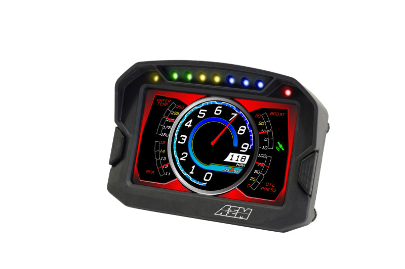 AEM CD-5G Carbon Digital Dash Display w/ Interal 10Hz GPS & Antenna - 30-5602