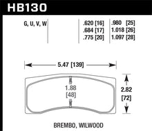 Load image into Gallery viewer, Hawk ER-1 Endurance Racing Brake Pads for Brembo/Wilwood Motorsport Calipers - HB130D.775
