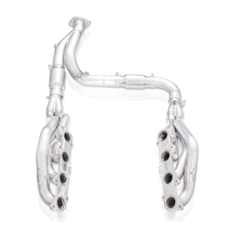 Stainless Works 15-19 Ford F-150 5.0L Catted Factory Connect Headers 1-7/8in Primaries 3in Collector - FT18HCATY