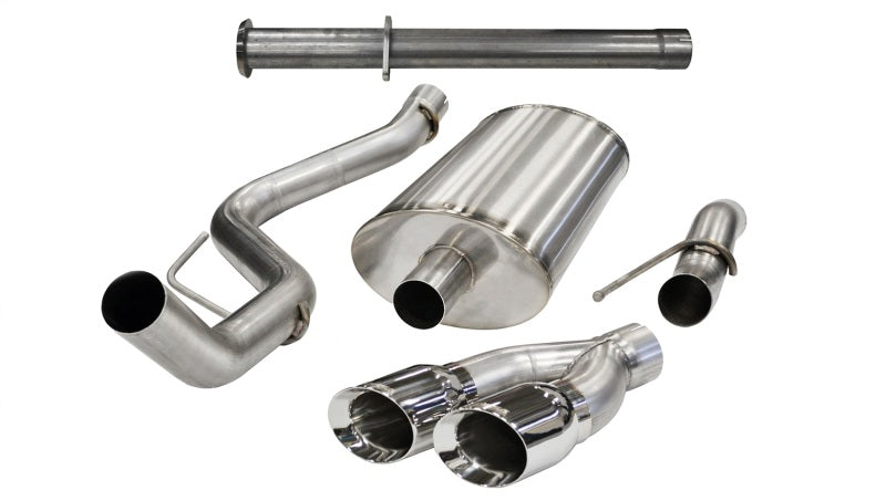 Corsa 2011-2014 Ford F-150 Raptor 6.2L V8 145in Wheelbase Polished Xtreme Cat-Back Exhaust - 14760