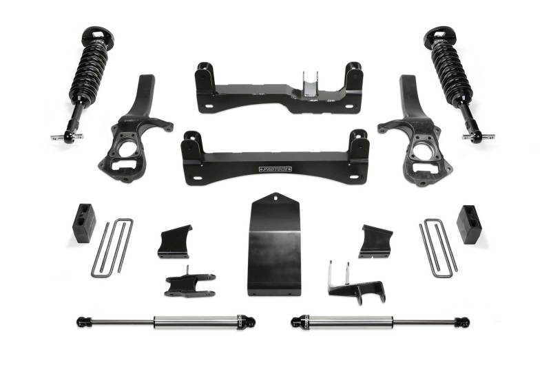 Fabtech 19-20 GM C/K1500 P/U w/Trail Boss/At4 Pkg 4in Perf Sys w/Dl 2.5 & 2.25 - K1140DL