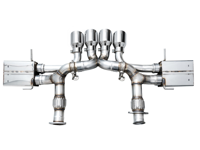 AWE Tuning 23-25 Chevrolet C8 Corvette Z06 5.5L SwitchPath Exhaust System - Chrome Silver Tips - 3025-42906