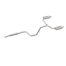Load image into Gallery viewer, MagnaFlow Cat-Back SS 2.25/2.5in Dual Split Rear Exit Polished 3in Tip 2015 Chev Impala 3.6L V6 - 19023