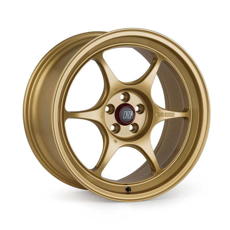 Enkei PF06 19x10 5x112 38mm Offset 75mm Bore Gold Wheel (MOQ 40) - 545-910-4438GG