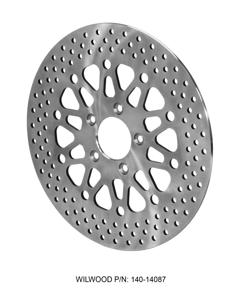 Wilwood Rotor-Rear-H-D Motorcycle 2008-Up Satin Finish 11.80 x .276 - 5 on 3.25in - 160-14087