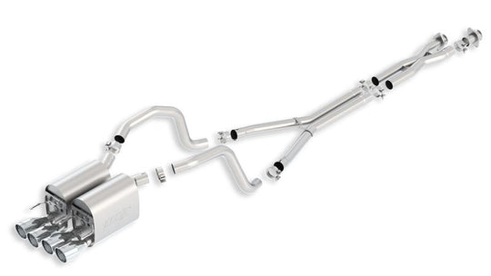 Borla 05-08 Chevrolet Corvette Coupe/Conv 6.0L/6.2L 8cyl 4spd/6spd RWD inS-Type IIin Catback Exhaust - 140452