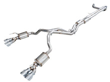 Load image into Gallery viewer, AWE Tuning 2021+ Cadillac Escalade 6.2L ESV 0FG Dual Exit Exhaust System w/ 5in Chrome Silver Tips - 3015-42222