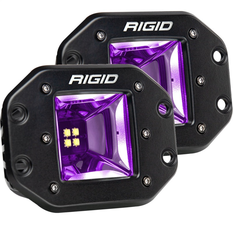 Rigid Industries Radiance+ Scene RGBW Flush Mount - Pair - 682153