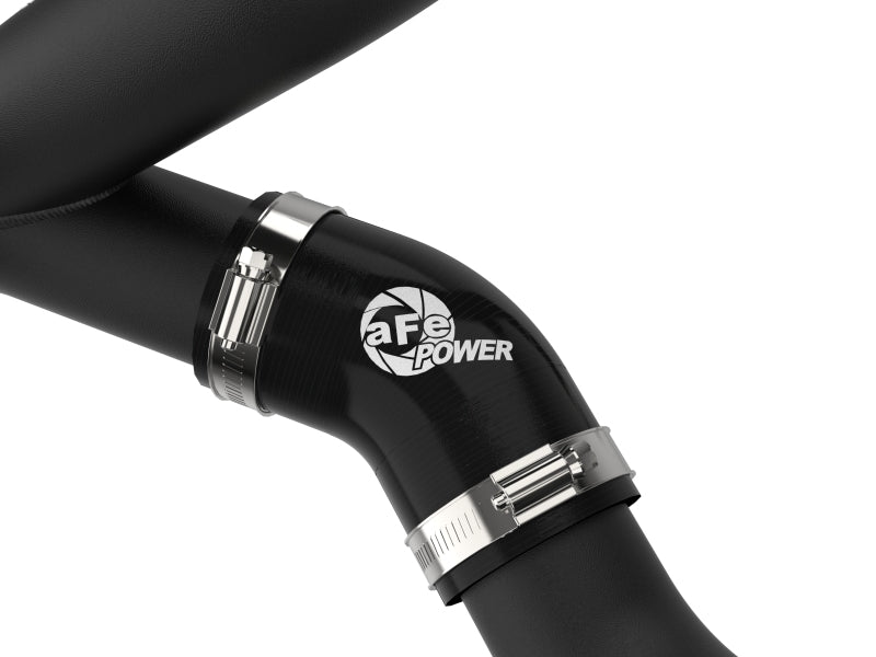 aFe Bladerunner 2-1/4 IN Aluminum Hot Charge Pipe Black 20-23 Ford Explorer/Explorer ST - Black - 46-20658-B