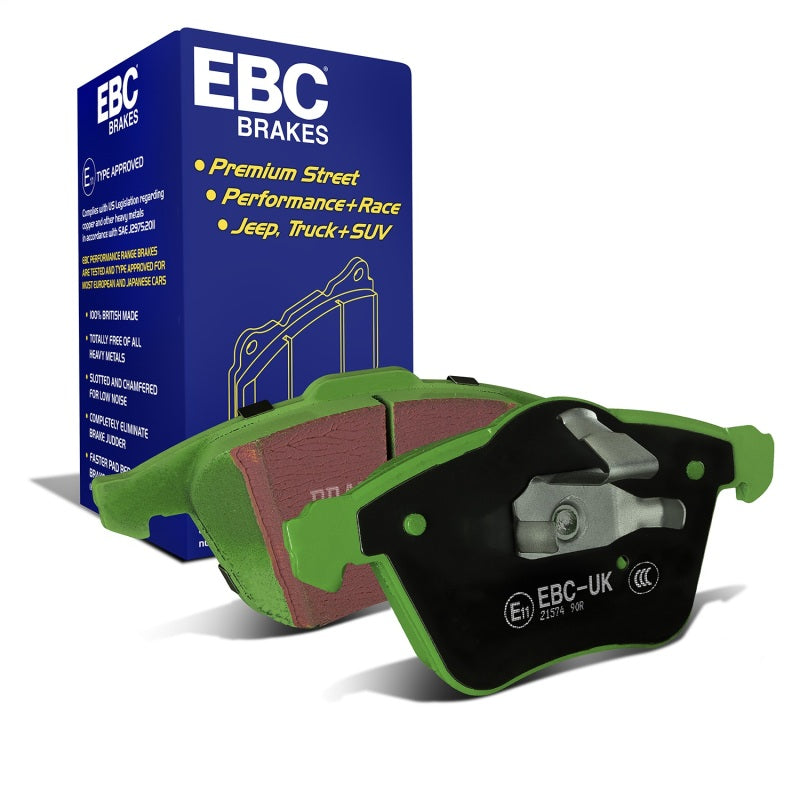 EBC 07-13 Mazda 3 2.3 Turbo Greenstuff Front Brake Pads - DP21574