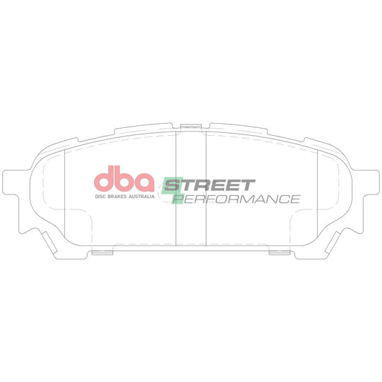 DBA 04-08 Subaru Forester SP500 Rear Brake Pads - DB1672SP