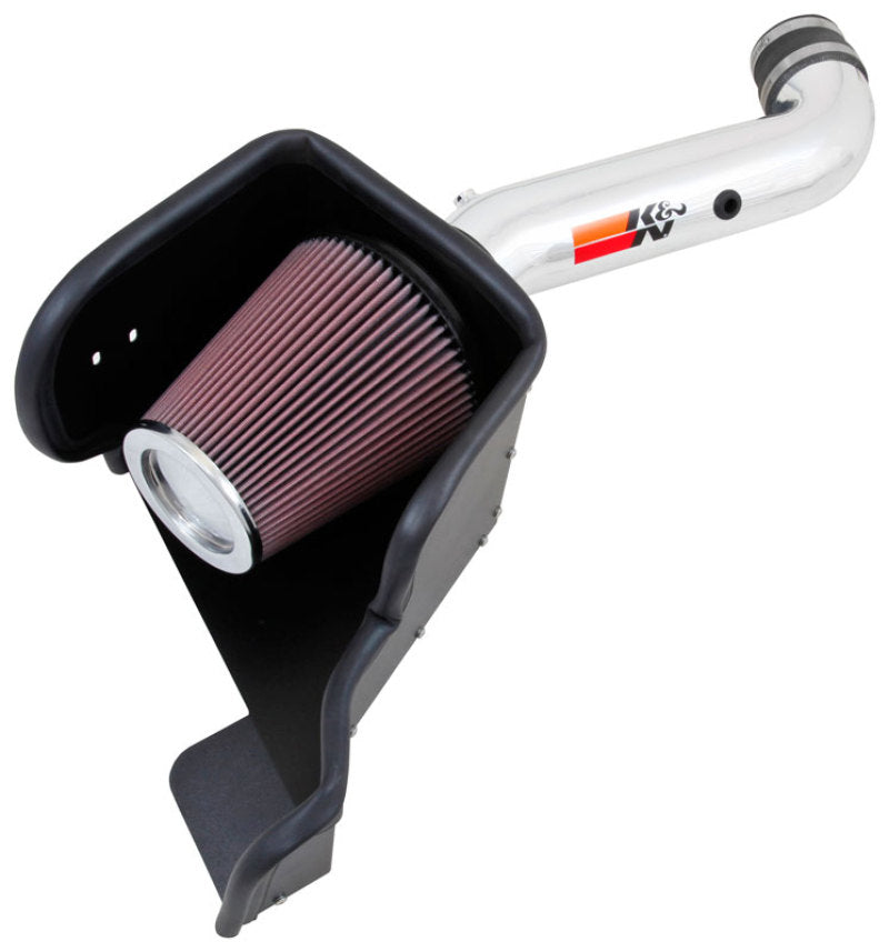 K&N 2013 Dodge Ram 1500 V8-4.7L High Flow Performance Air Intake Kit - 77-1571KP