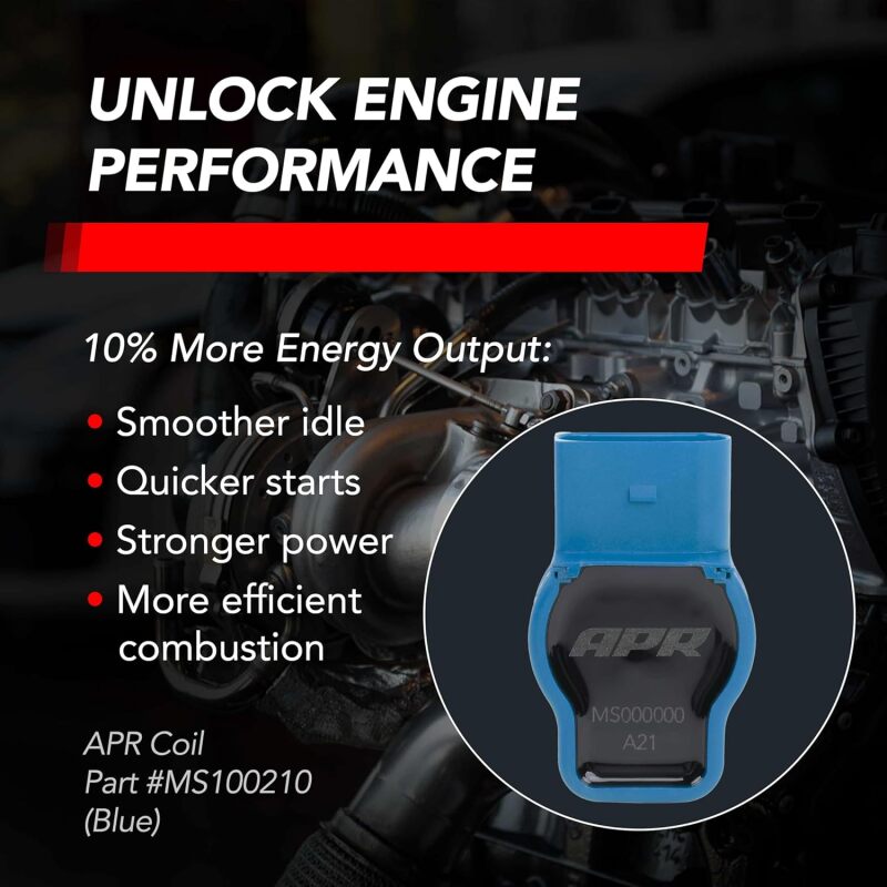 APR EA888.1/EA888.2/EA113/EA837 (PQ35/PQ45) 2.0T/3.0T Ignition Coil - Blue - MS100210