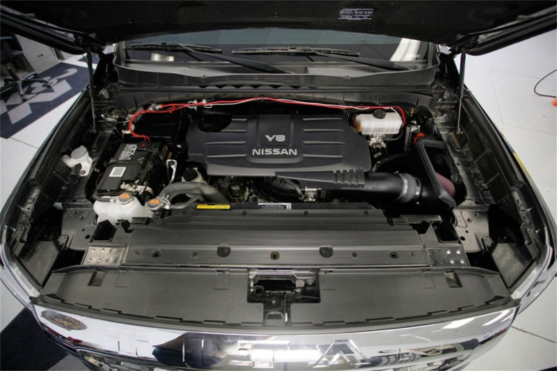 K&N 2017 Nissan Titan V8-5.6L F/I AirCharger Performance Intake - 63-6019