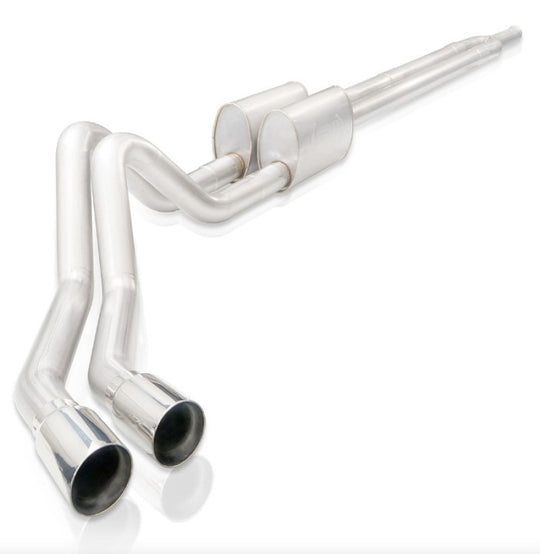 Stainless Works 2019+ Chevrolet Silverado 5.3L 3in Redline Catback Factory Connect Dual Polished Tip - CT19CBYR