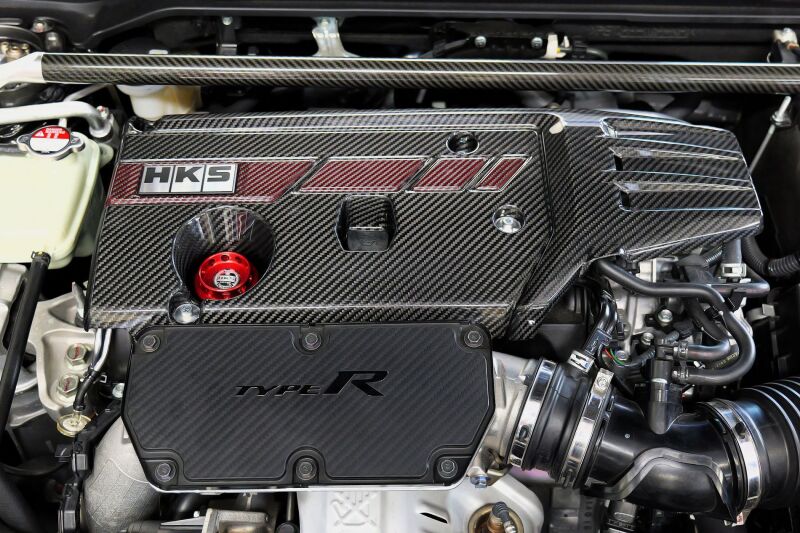 HKS Honda Civic Type R (FL5/FK8) Dry Carbon Fiber Engine Cover - 70026-AH013