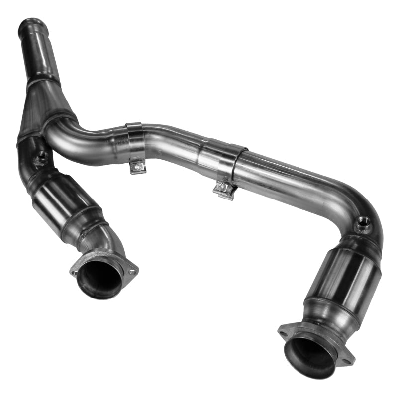 Kooks 14+ GM 1500 Series Truck 5.3L 3in x OEM Out GREEN Cat SS Y Pipe Kooks HDR Req - 28603300