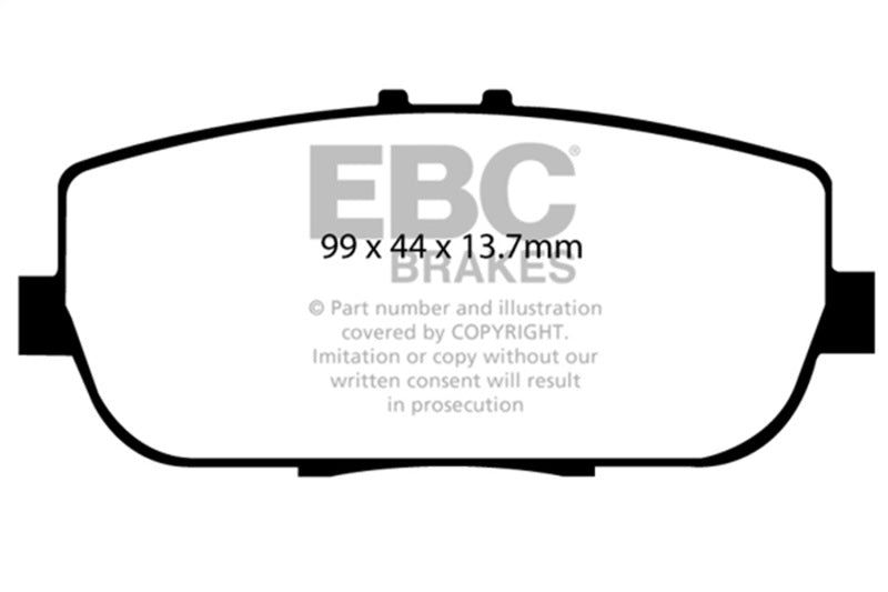 EBC 06-15 Mazda Miata MX5 2.0 Yellowstuff Rear Brake Pads - DP41775R