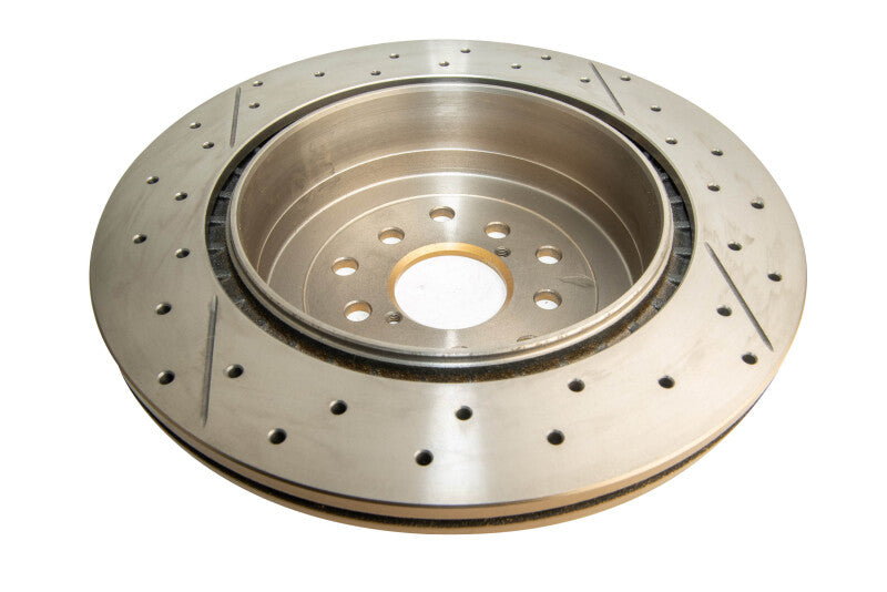 DBA 02-07 Subaru WRX STi 10 Stud Hole Rear Drilled & Slotted Street Series Rotor - DBA655X-10