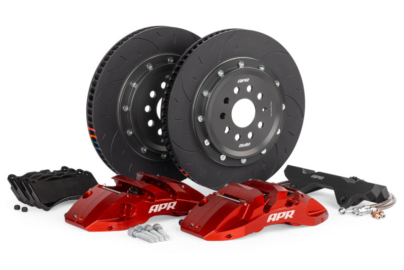APR 22-26 Audi RS3 370x34mm 6-Piston Big Brake Kit (8Y RS3) - Front - Red - BRK00068