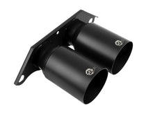 Load image into Gallery viewer, aFe Power Mach Force Xp 4in 304 SS Bolt-On Exhaust Tips Satin Black 14-19 Porsche 911 GT3 3.8L/4.0L