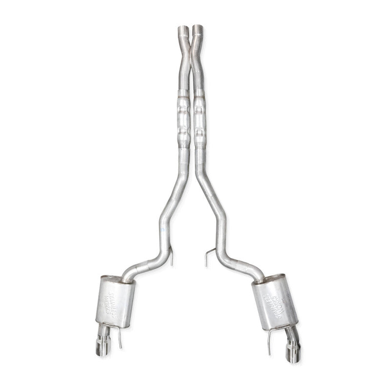 Stainless Works 2024 Mustang GT Catback Dual Tips Legend Sound H-Pipe Performance Connect Exhaust - M24CBHPCL