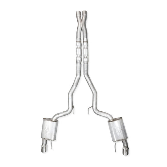 Stainless Works 2024 Mustang GT Catback Dual Tips Legend Sound X-Pipe Performance Connect Exhaust - M24CBXPCL