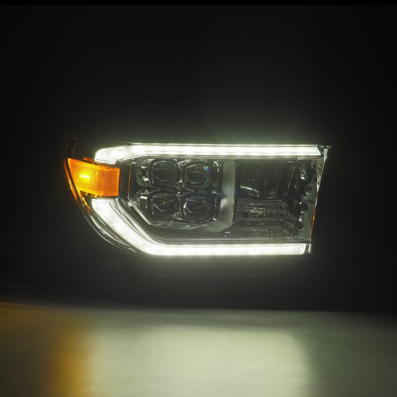 AlphaRex 07-13 Toyota Tundra / 08-17 Sequoia NOVA LED Proj HL Chrome w/Actv Light Seq. Sig + DRL - 880819