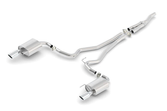 Borla S Type Cat Back 15-17 Ford Mustang 2.3L EcoBoost MT/AT 2.25in pipe 4in tip - 140584