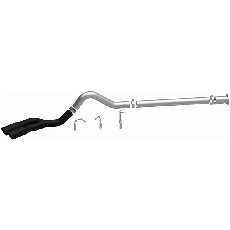 MagnaFlow 08-18 Ford F-250/F-350/F-450 4.6L/6.7 DPF-Back Black 4in Dual Single Rear Exit - 17068