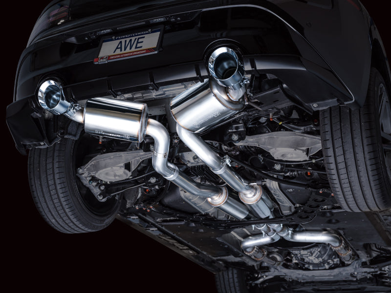 AWE Tuning 2023 Nissan Z RZ34 RWD Touring Edition Cat-Back Exhaust System w/ Chrome Silver Tips - 3015-32400