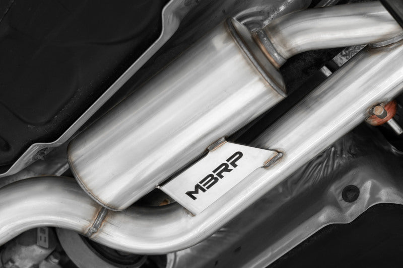 MBRP 15-19 VW Golf R 3 in Cat Back w/ 4 in OD Quad Carbon Fiber Tips - T304 - S46053CF