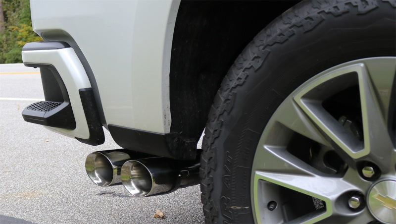 Corsa 2019-24 Chevy Silverado 5.3L Crew Cab Short Bed Sport Cat-Back Dual Rear Exit w/ Polished Tips - 21030