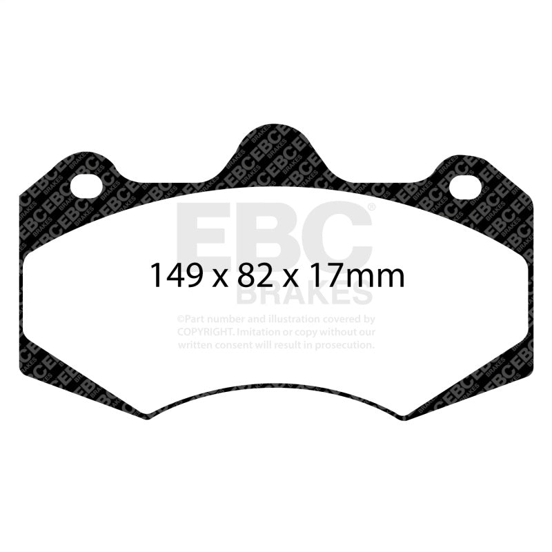 EBC AP Racing Caliper CP7040 (AP Racing Pad CP7040D54) Bluestuff Brake Pads - DP5062NDX