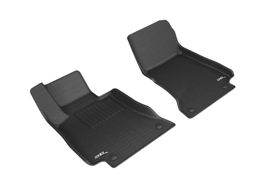 3D MAXpider 2018-2020 Mercedes-Benz E-Class Coupe C238 Kagu 1st Row Floormat - Black - L1MB10311509
